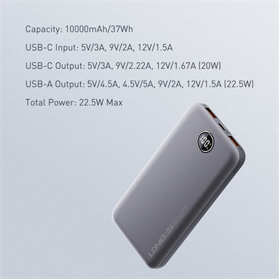 LDNIO MAGNATIC wireless fast charging power bank