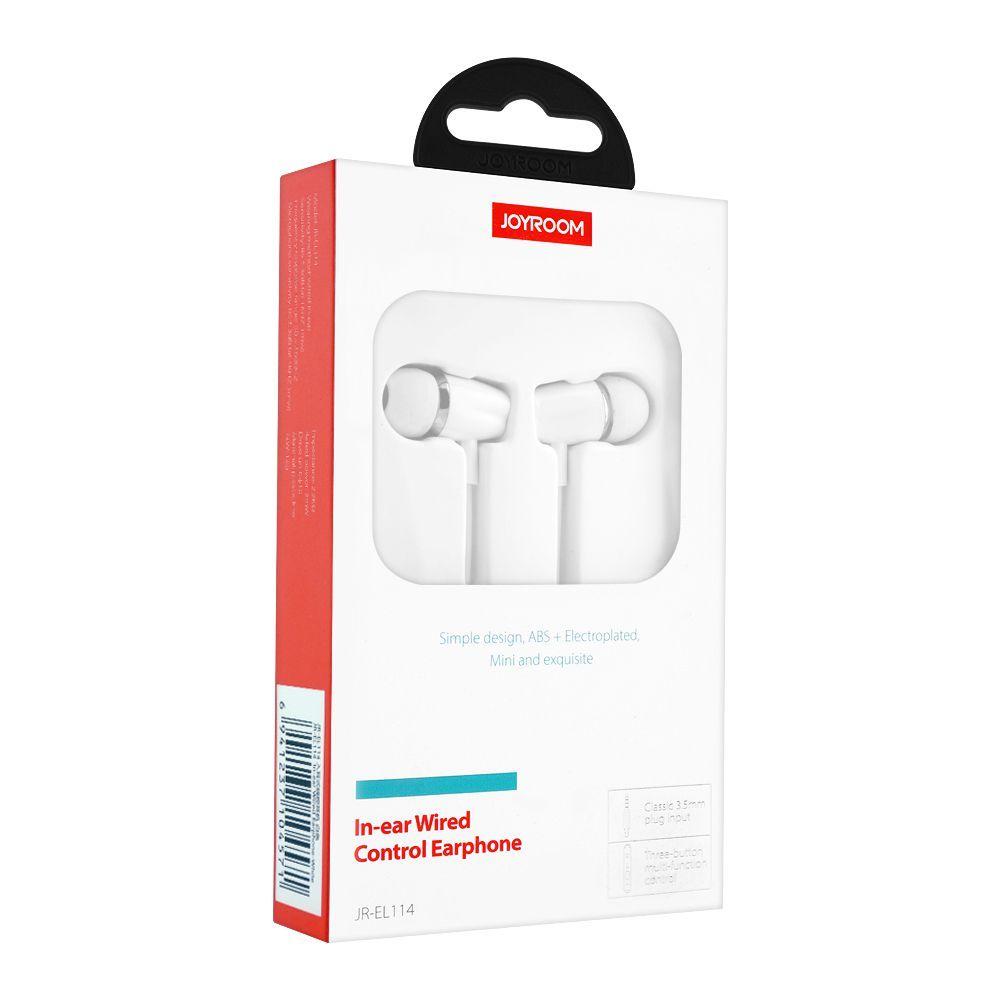 Joyroom In-Ear Wired Control Earphone, White