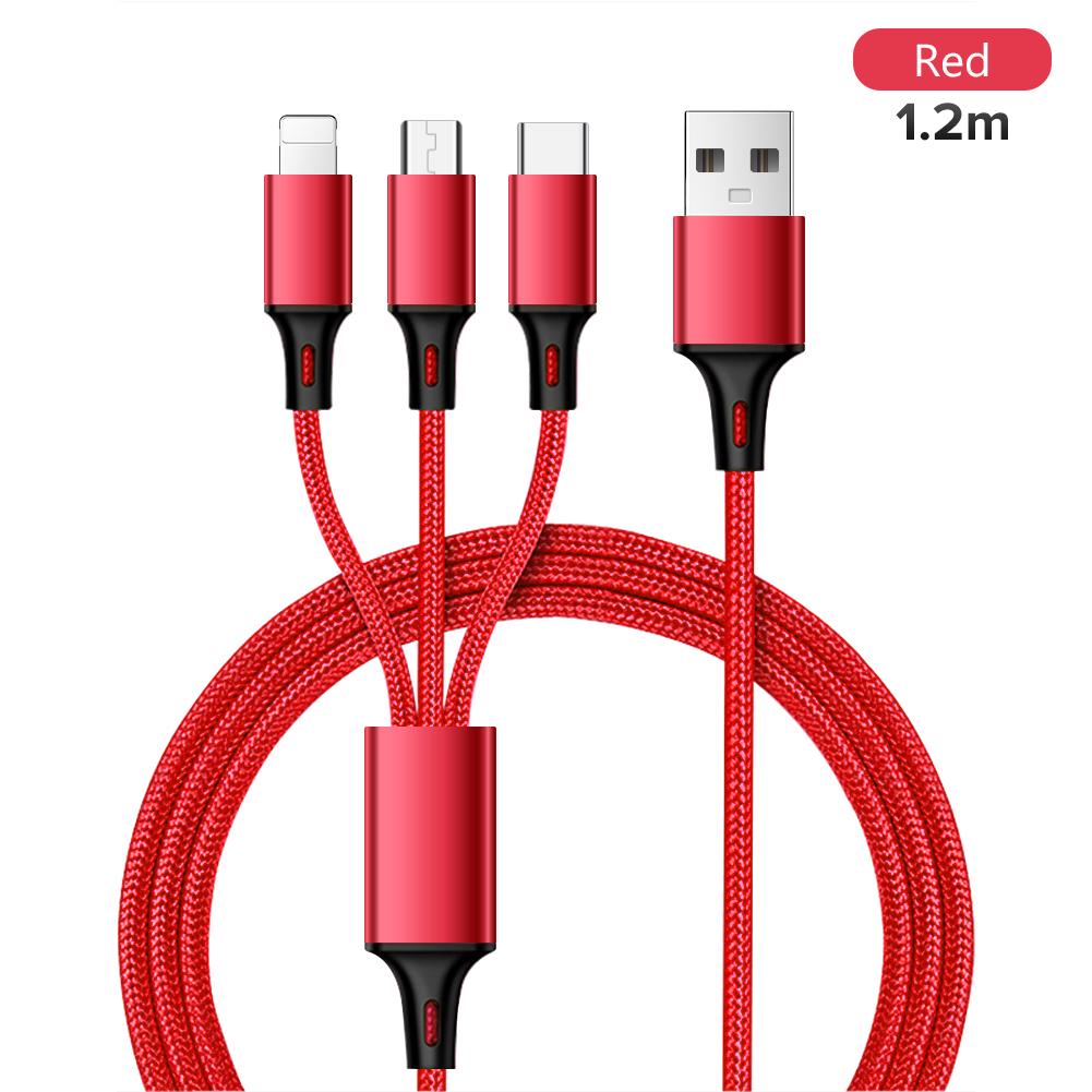 کێبڵی Wopow 3 لە 1 جۆری c Micro Ligiting