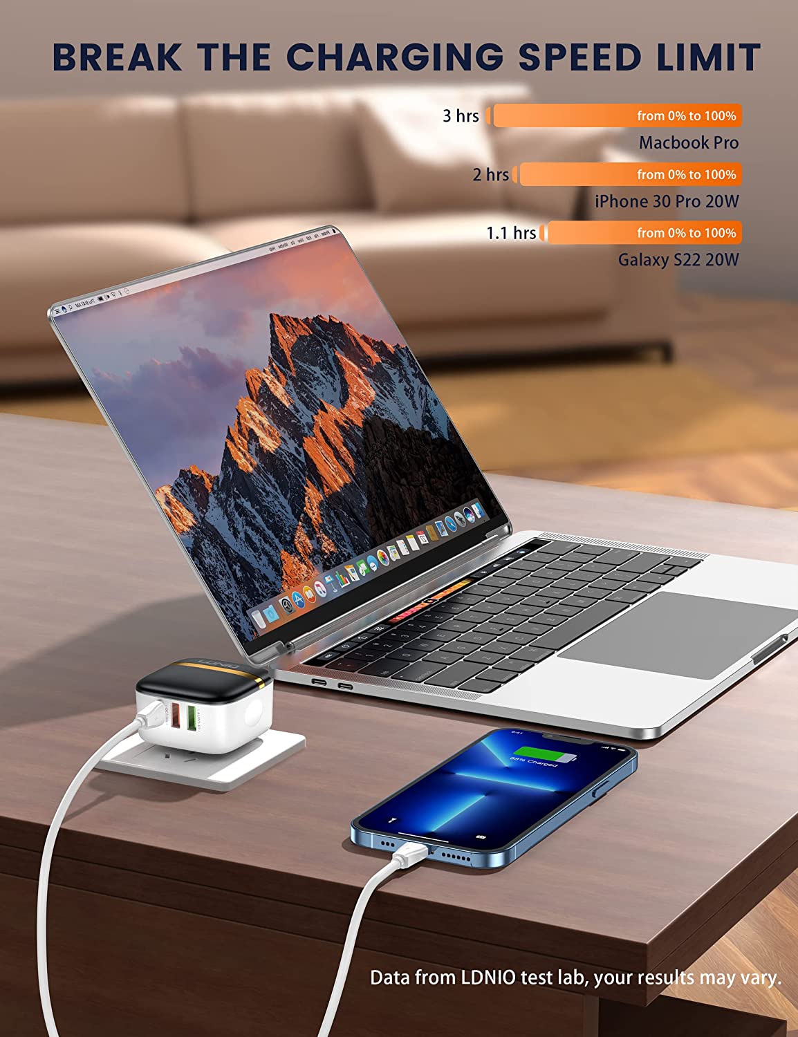 رآس شحن جداري LDNIO